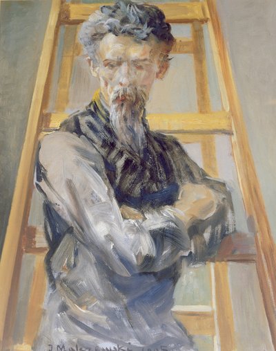 Zelfportret, 1905 door Jacek Malczewski